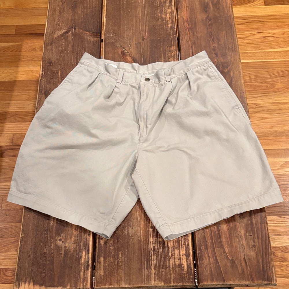 Perry Ellis Men's Light Gray Casual Shorts Men Size 34